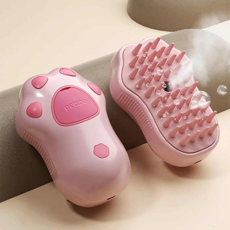 Steam Brush Pet Grooming