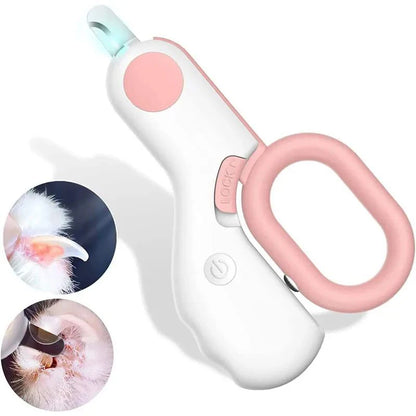 LED Light Nail Clipper Cutter