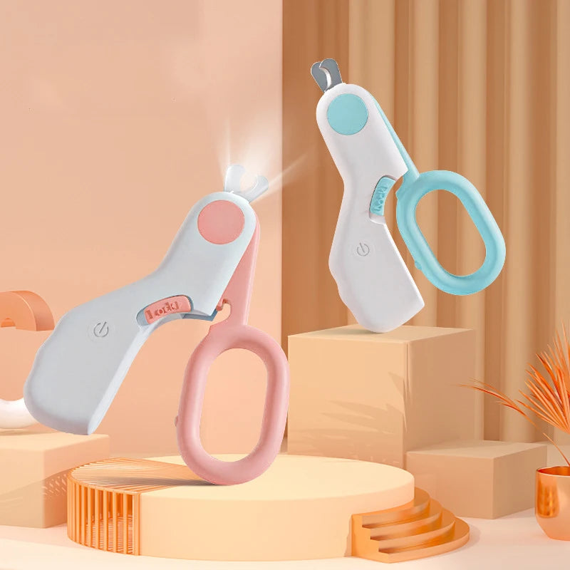 LED Light Nail Clipper Cutter