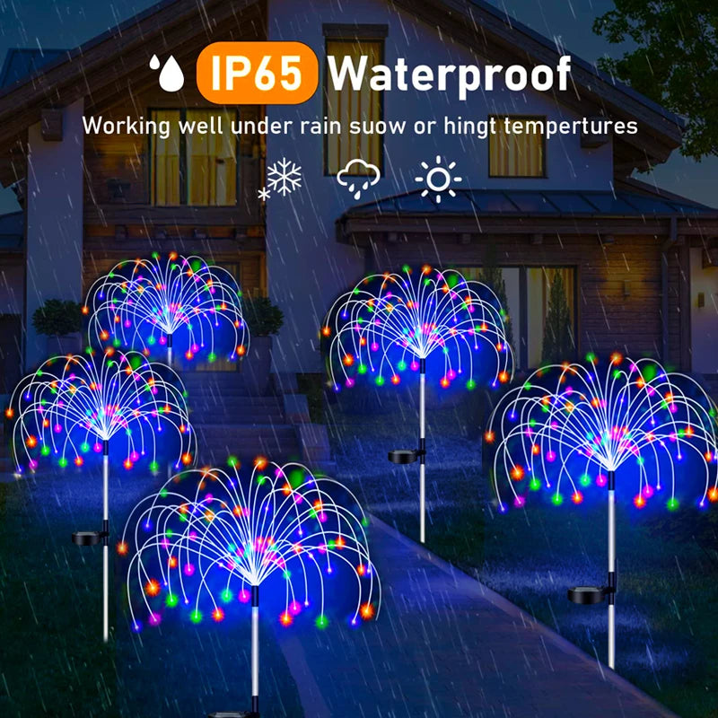 Magical Solar Firework LED Lights
