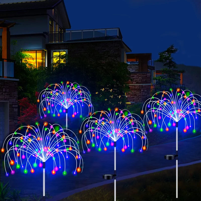 Magical Solar Firework LED Lights