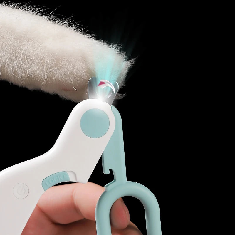 LED Light Nail Clipper Cutter