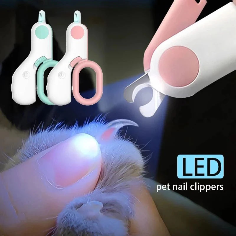 LED Light Nail Clipper Cutter