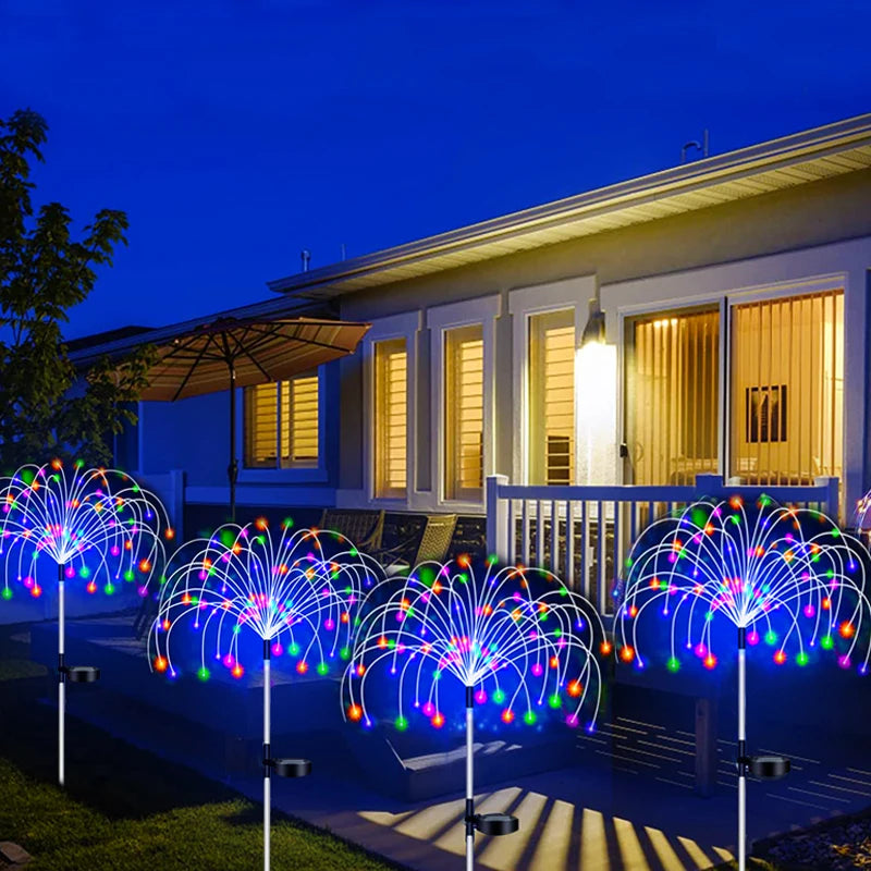Magical Solar Firework LED Lights