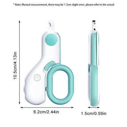 LED Light Nail Clipper Cutter
