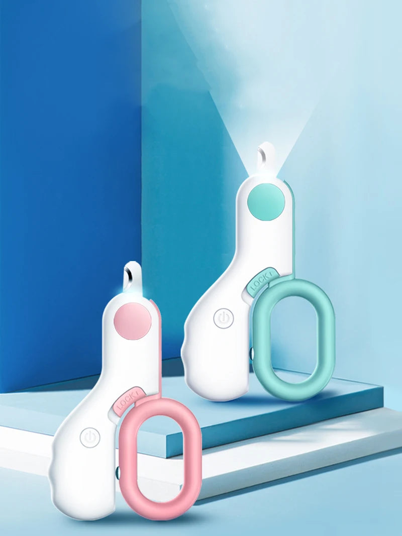 LED Light Nail Clipper Cutter