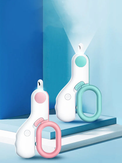 LED Light Nail Clipper Cutter